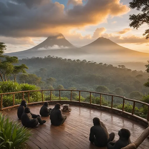 An elegant escape at one&only gorilla nest in Rwanda’s volcanoes national park